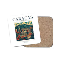 Thumbnail for CARACAS - Poster - Coaster - White