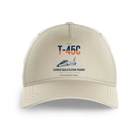 Thumbnail for T-45C Goshawk design on beige printed hat
