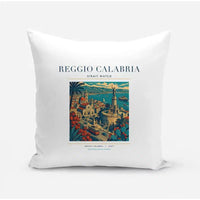 Thumbnail for REGGIO CALABRIA - Poster - Pillow - White