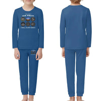 Thumbnail for The Only Six Pack I Will Ever Need children pajamas - Blue
