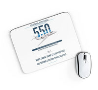 Thumbnail for Cessna Citation 550 - Citation II design on white rectangle mouse pad