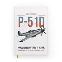 Thumbnail for P-51D Mustang design on white notebook