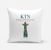 Thumbnail for Ketchikan International Airport (KTN) design on white pillow