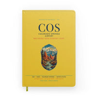 Thumbnail for Colorado Springs Airport (COS) design on yellow notebook
