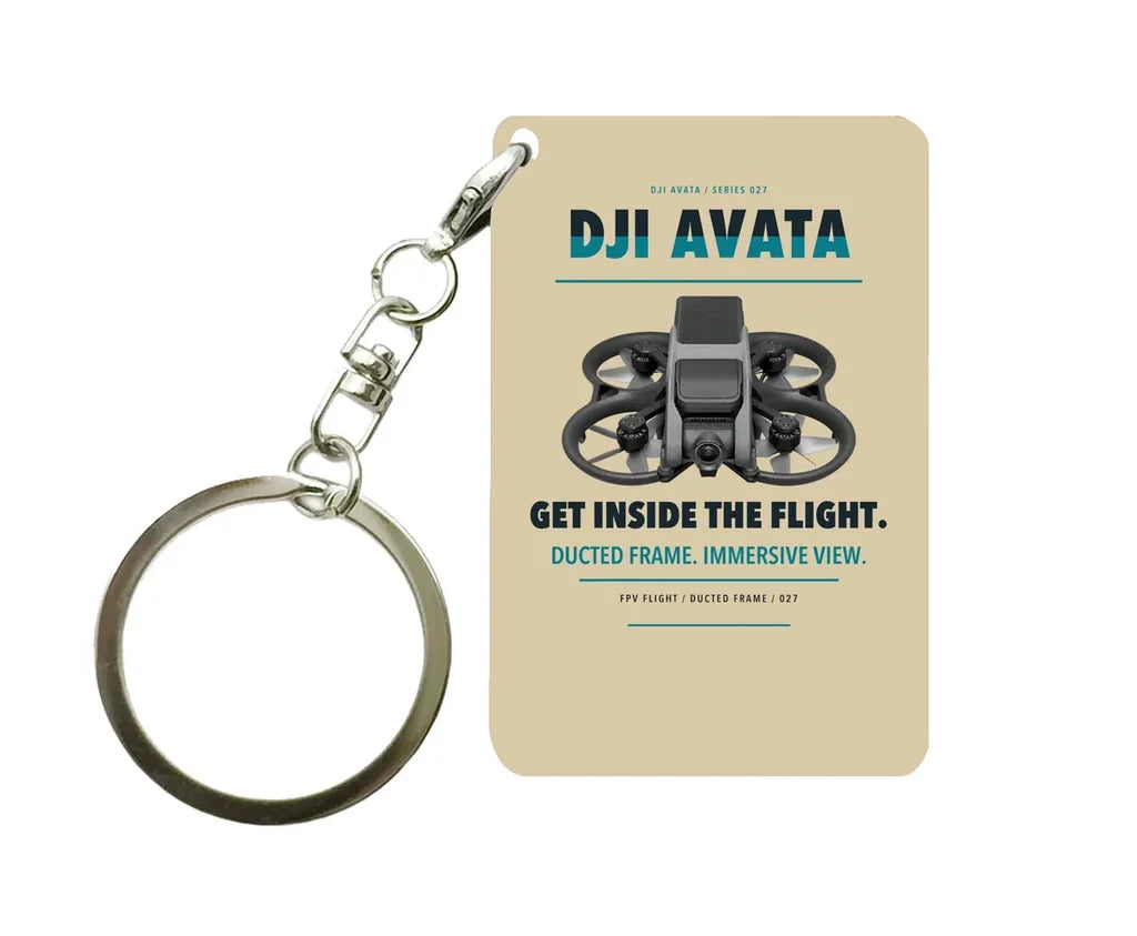 DJI Avata Key Chain design on beige key chain