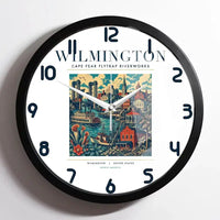 Thumbnail for WILMINGTON - Poster - Wall Clock Framed - White