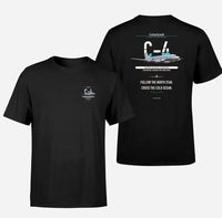 Thumbnail for Canadair C-4 Argonaut - North Star design on black t shirt