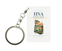 Thumbnail for Hanamaki Airport (HNA) design on white key chain