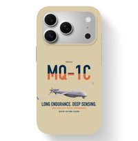 Thumbnail for MQ-1C Gray Eagle ER design on beige magsafe iphone case, for iPhone 17 Pro