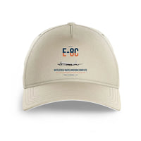 Thumbnail for E-8C Joint STARS design on beige printed hat