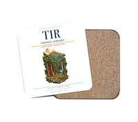 Thumbnail for Tirupati Airport (TIR) design on white 1 piece coaster