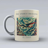 Thumbnail for VINTAGE G4021 - The Andes Crossing - Ceramic Mug design on beige
