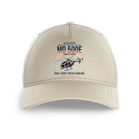 Thumbnail for MD Helicopters MD 500E design on beige printed hat