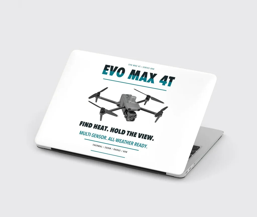 Autel EVO Max 4T design on white MacBook case