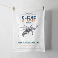 Thumbnail for Erickson S-64F Air Crane design on white towel