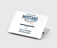 Thumbnail for Cessna Citation Mustang design on white MacBook case