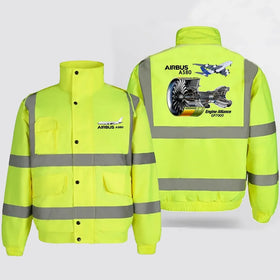 Airbus A380 & GP7000 Engine Reflective Winter Jackets