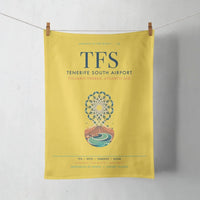 Thumbnail for Tenerife South Airport (TFS) design on yellow towel