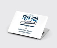 Thumbnail for Daher TBM 980 design on white MacBook case