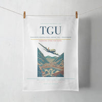 Thumbnail for Toncontín International Airport (TGU) design on white towel