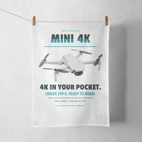 Thumbnail for DJI Mini 4K design on white towel