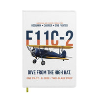 Thumbnail for F11C-2 Goshawk Dive from the High Hat design on white notebook