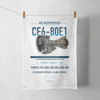 Thumbnail for CF6-80E1 design on white towel