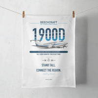 Thumbnail for Beechcraft 1900D design on white towel