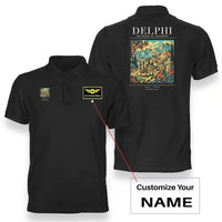 Thumbnail for DELPHI - Poster - Double-Side Polo - Black + Name