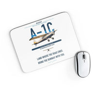 Thumbnail for Aviat Husky A-1C-180 design on white rectangle mouse pad