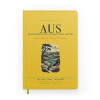 Thumbnail for Austin-Bergstrom International Airport (AUS) design on yellow notebook