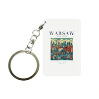 Thumbnail for WARSAW - Poster - Key Chain - White
