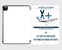 Thumbnail for Cessna Citation X+ design on white ipad tablet case