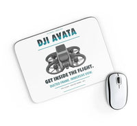 Thumbnail for DJI Avata design on white rectangle mouse pad