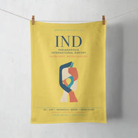 Thumbnail for Indianapolis International Airport (IND) design on yellow towel