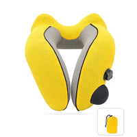 Thumbnail for Flannelette Inflatable U-Shaped Travel Pillow - view 6