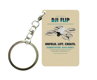 Thumbnail for DJI Flip Key Chain design on beige key chain
