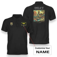 Thumbnail for DELFT - Poster - Double-Side Polo - Black + Name