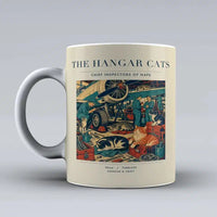 Thumbnail for VINTAGE G4137 - The Hangar Cats - Ceramic Mug design on beige
