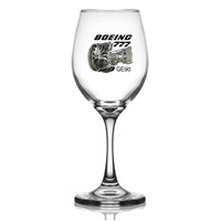 Thumbnail for Customisable Boeing 777 Wine Glass - view 2