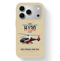 Thumbnail for Airbus H130 design on beige magsafe iphone case, for iPhone 17 Pro