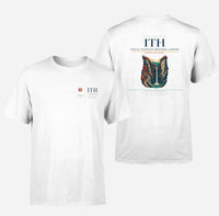 Thumbnail for Ithaca Tompkins Regional Airport (ITH) design printed on white double-side t-shirt