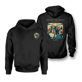 Double-Side Printing — The Wide Cabin Mockup Double-Side Hoodie