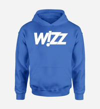 Thumbnail for Wizz Airlines logo on blue single side hoodie
