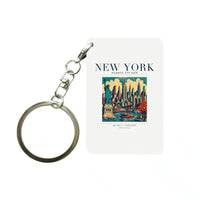 Thumbnail for NEW YORK - Poster - Key Chain - White