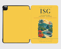 Thumbnail for Painushima Ishigaki Airport (ISG) design on yellow ipad tablet case
