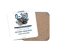Thumbnail for O-360 design on white 1 piece coaster