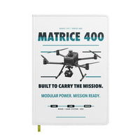 Thumbnail for DJI Matrice 400 design on white notebook