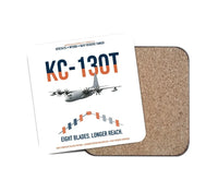 Thumbnail for KC-130T NP2000 design on white 1 piece coaster