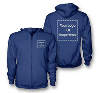 Thumbnail for Customisable Double LOGO Hoodie - view 2